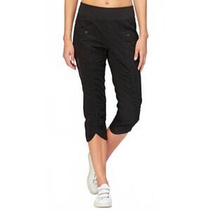 NEW WEARABLES women's iris crop pants in black